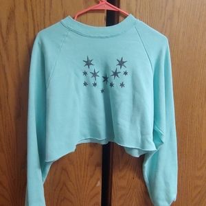 Crop stop sweater